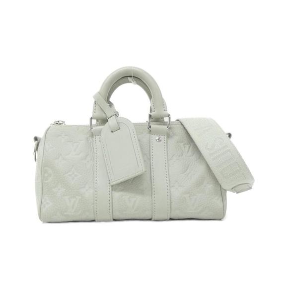 LOUIS VUITTON Silver Monogram Boston Bag - Picture 1 of 10